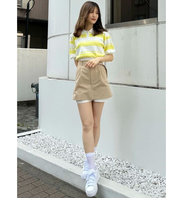 MERCURYDUO「ラガー風ニット」|ニット・セーター|