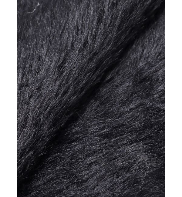 MERCURYDUO「ファーライクシャギークロップドパフニット」|ニット・セーター|