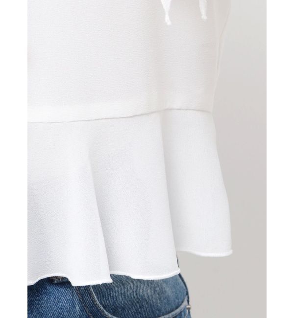 MERCURYDUO「シフォンラッフルブラウス」|シャツ・ブラウス|