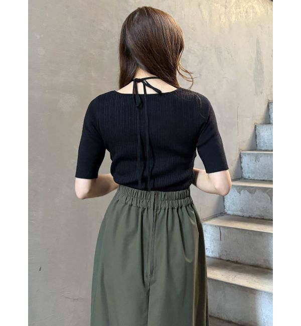 MURUA「ストリングタイニット」|ニット・セーター|