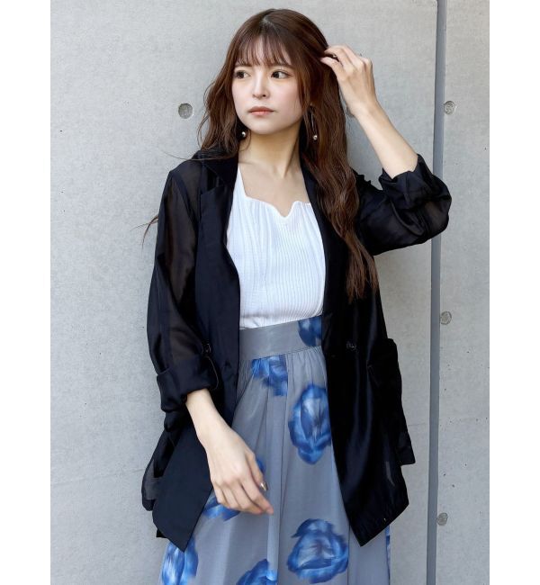 MURUA「シアージャケット」|テーラードジャケット|