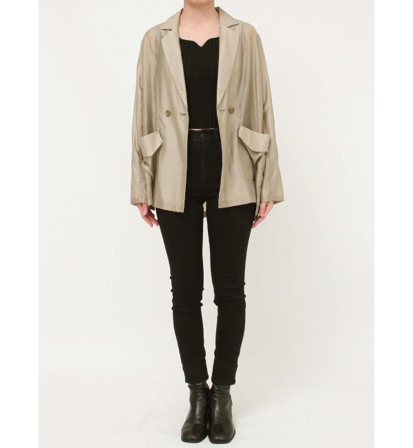 MURUA「シアージャケット」|テーラードジャケット|