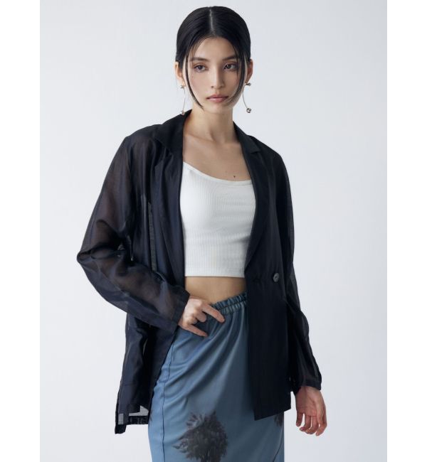 MURUA「シアージャケット」|テーラードジャケット|