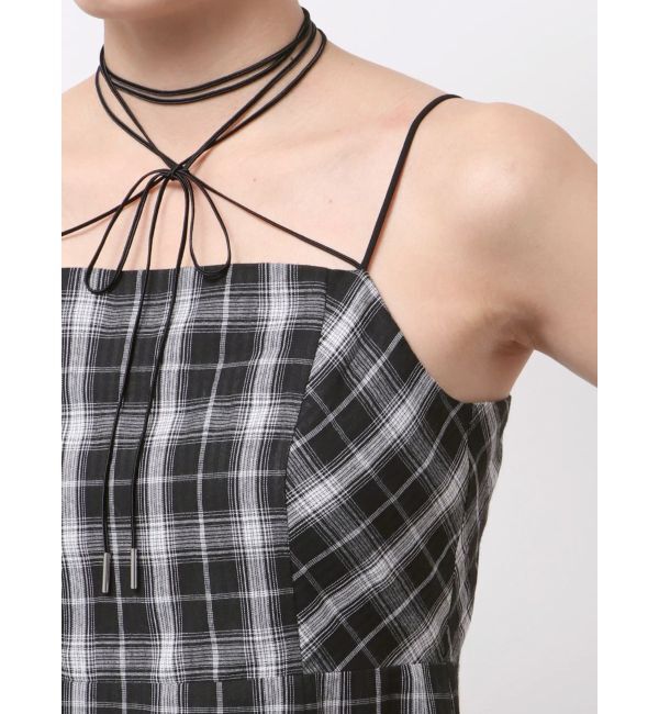MURUA「2WAYチェックキャミワンピース」|ワンピース|