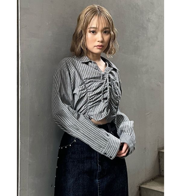 MURUA「2WAYギャザーシャツ」|シャツ・ブラウス|