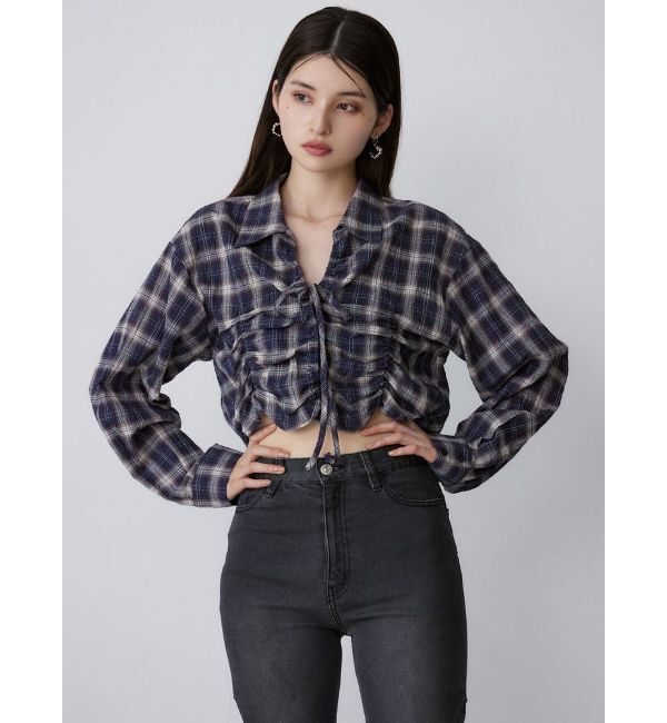 MURUA「2WAYギャザーシャツ」|シャツ・ブラウス|