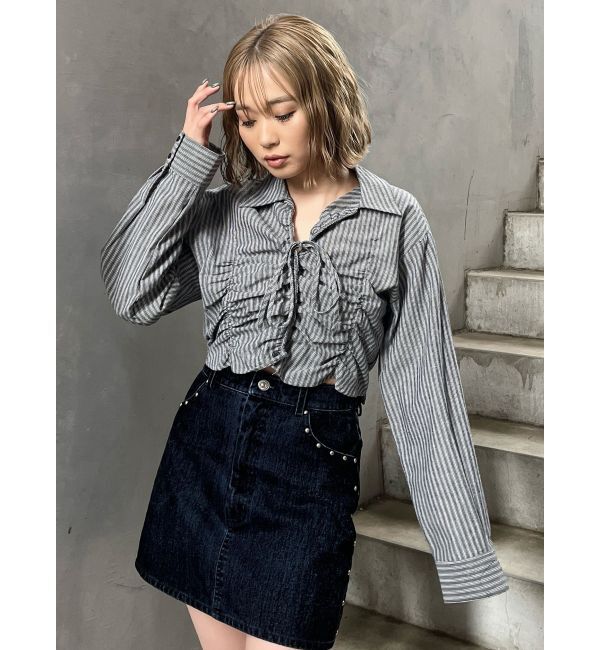 MURUA「2WAYギャザーシャツ」|シャツ・ブラウス|