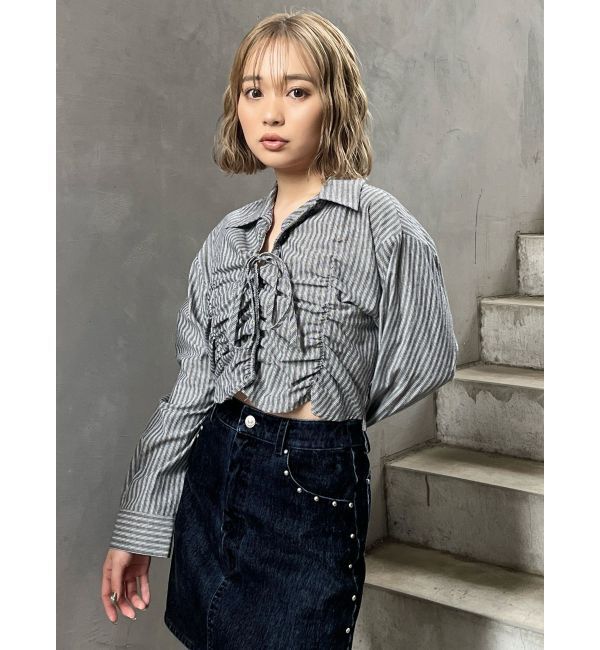 MURUA「2WAYギャザーシャツ」|シャツ・ブラウス|