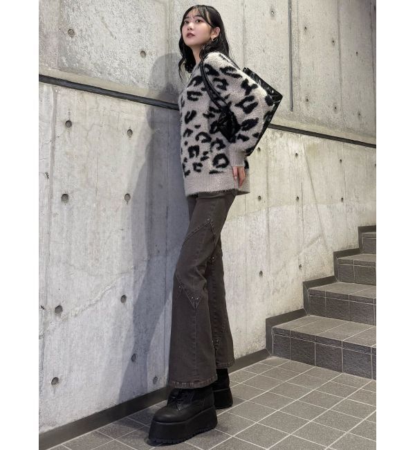 MURUA「スウィッチングスタッズデニム」|デニム|