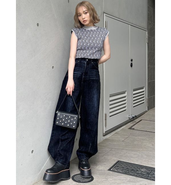 MURUA「スタッズワンハンドルバッグ」|ハンドバッグ|