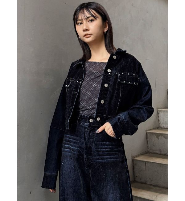 MURUA「チェックシアートップス」|Tシャツ・カットソー|