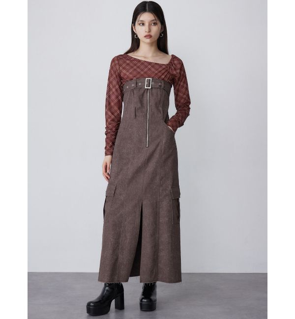 MURUA「チェックシアートップス」|Tシャツ・カットソー|