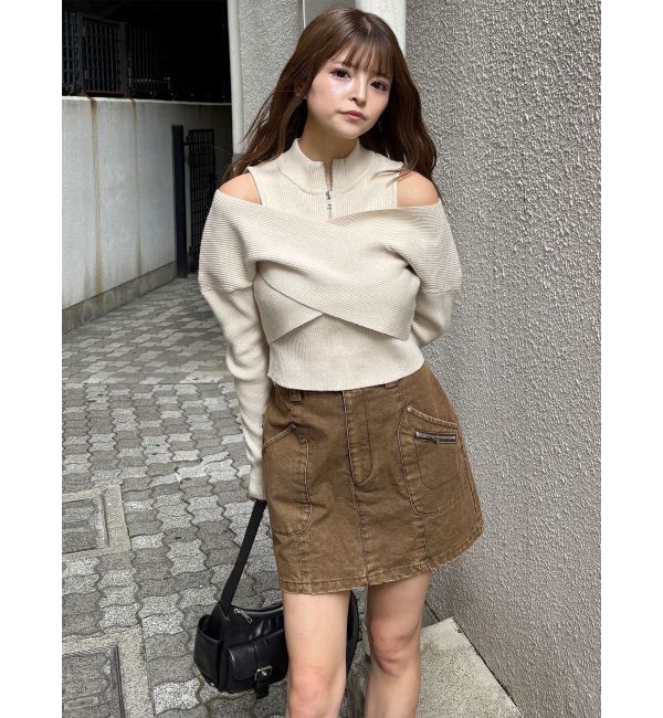 MURUA「メニーポケットカーゴスカート」|スカート|