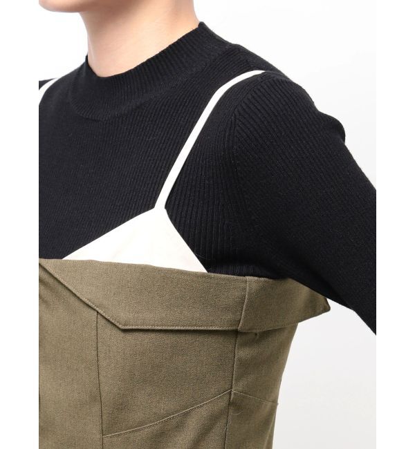 MURUA「タックバルーンミニジャンスカ」|ジャンパースカート|