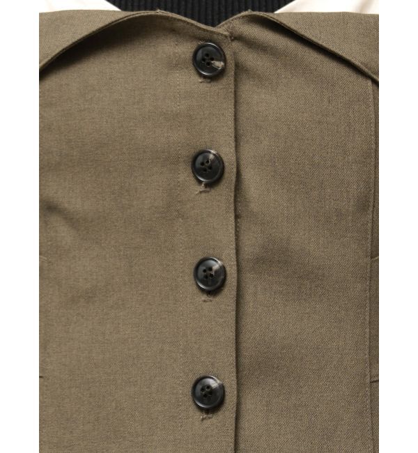 MURUA「タックバルーンミニジャンスカ」|ジャンパースカート|