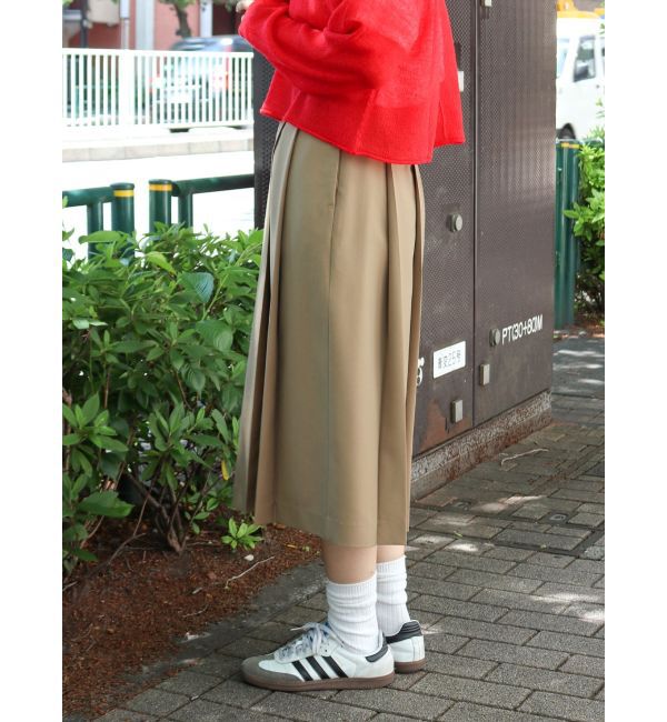 Ungrid「ミドル丈プリーツスカート」|スカート|