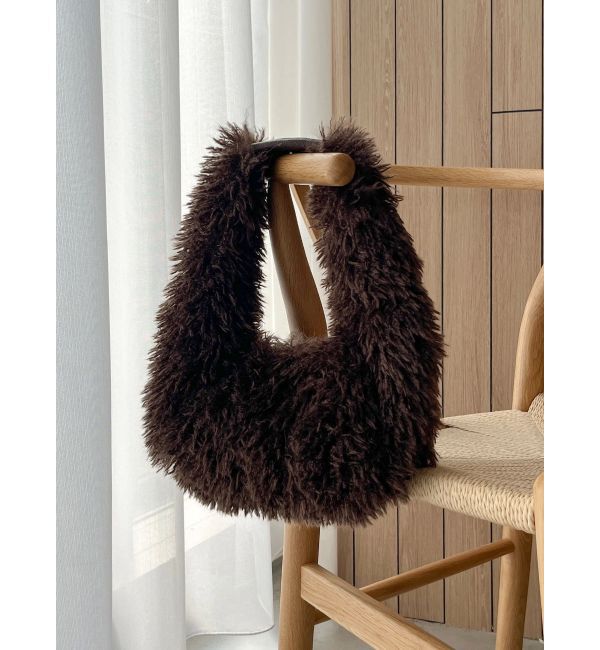 Ungrid「フェイクファーラウンドハンドバッグ」|その他|