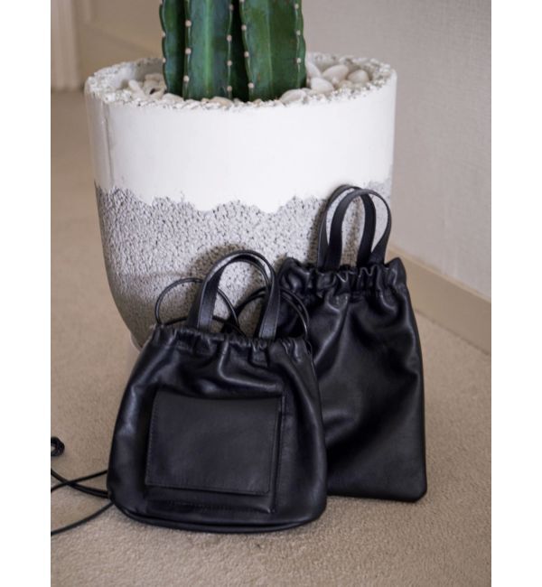 Ungrid「スクエアショルダーレザーバッグ」|ショルダー・メッセンジャー|