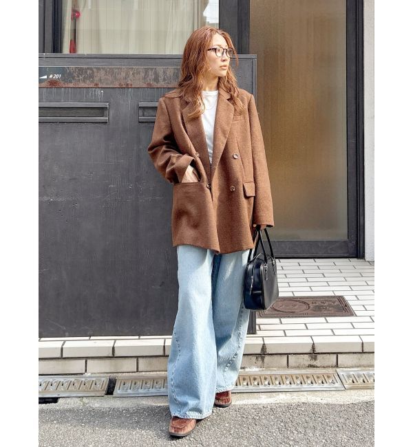 Ungrid「ウエストタックカーブデニム」|デニム|