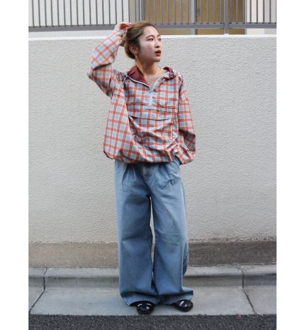 Ungrid「ウエストタックカーブデニム」|デニム|