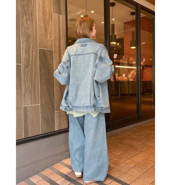 Ungrid「ウエストタックカーブデニム」|デニム|