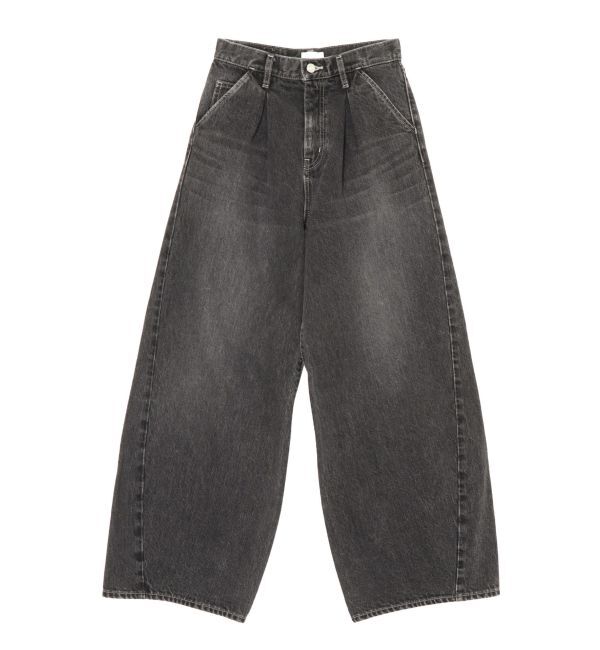 Ungrid「ウエストタックカーブデニム」|デニム|