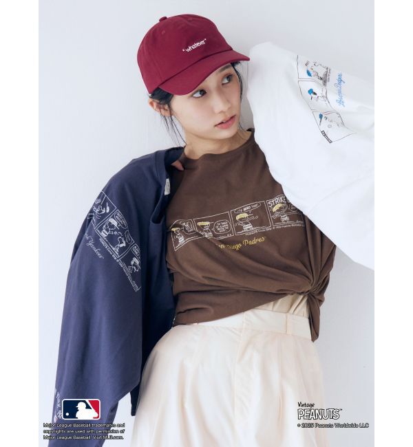 Ungrid「【MLB&times;PEANUTS】ロゴTee」|Tシャツ・カットソー|
