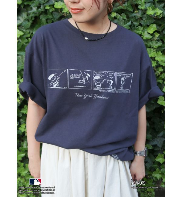Ungrid「【MLB&times;PEANUTS】ロゴTee」|Tシャツ・カットソー|