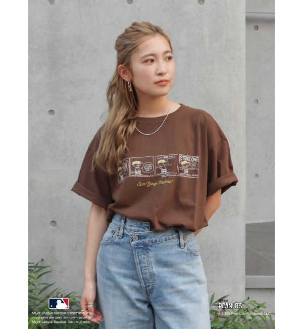 Ungrid「【MLB&times;PEANUTS】ロゴTee」|Tシャツ・カットソー|