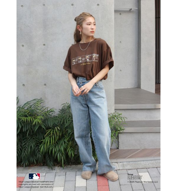 Ungrid「【MLB&times;PEANUTS】ロゴTee」|Tシャツ・カットソー|
