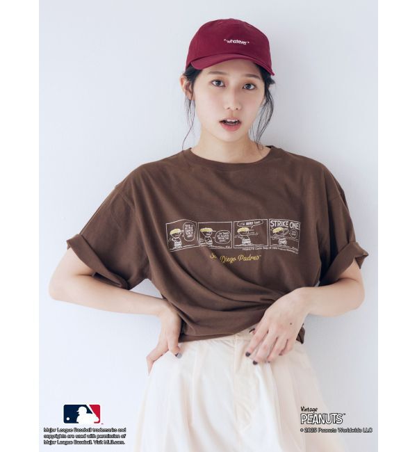 Ungrid「【MLB&times;PEANUTS】ロゴTee」|Tシャツ・カットソー|