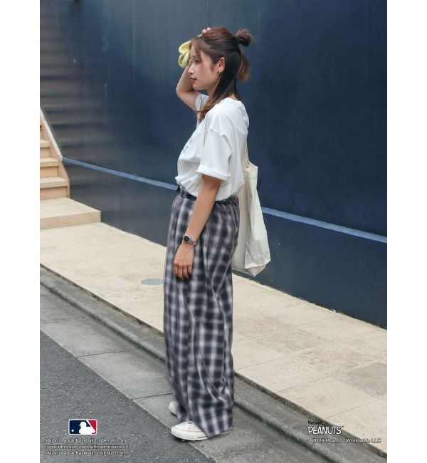 Ungrid「【MLB&times;PEANUTS】ロゴTee」|Tシャツ・カットソー|