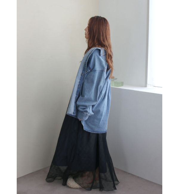 Ungrid「チュールレイヤードキャミワンピース」|ワンピース|