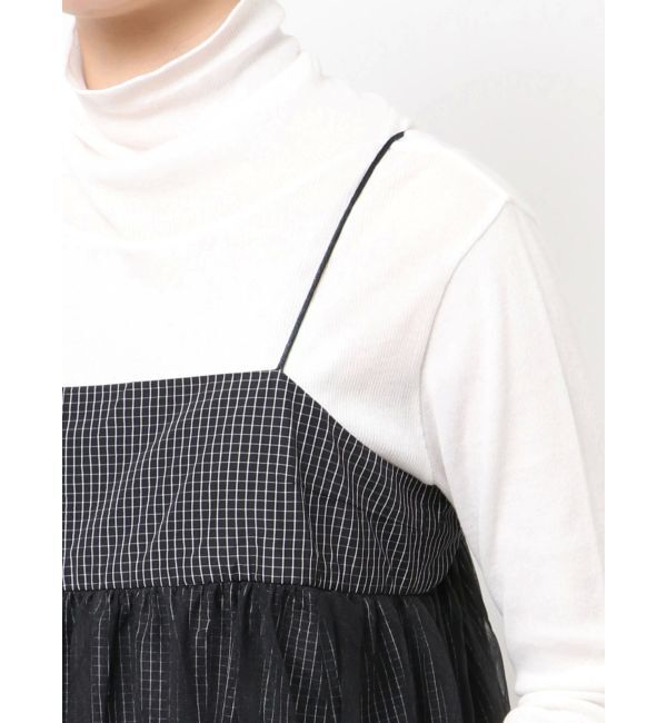 Ungrid「チュールレイヤードキャミワンピース」|ワンピース|