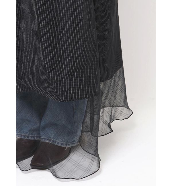 Ungrid「チュールレイヤードキャミワンピース」|ワンピース|