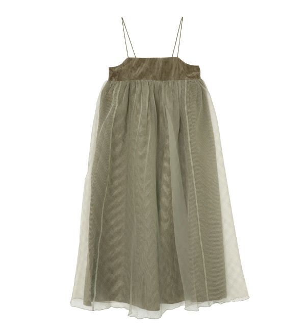 Ungrid「チュールレイヤードキャミワンピース」|ワンピース|