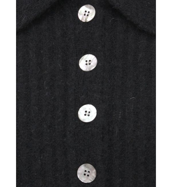 Ungrid「【Htage】透かし編みショートニットカーディガン」|カーディガン|