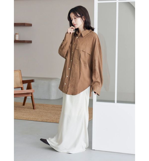 Ungrid「ポケットデザインルーズシャツ」|シャツ・ブラウス|