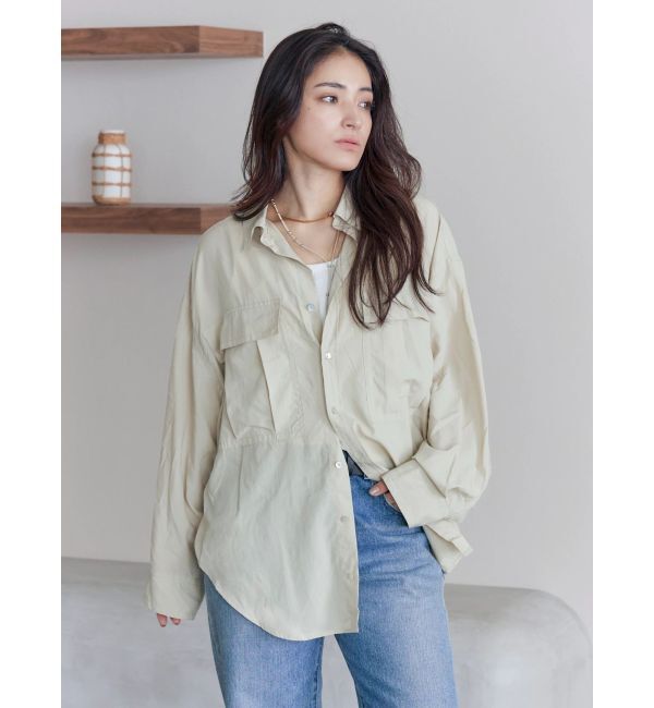 Ungrid「ポケットデザインルーズシャツ」|シャツ・ブラウス|