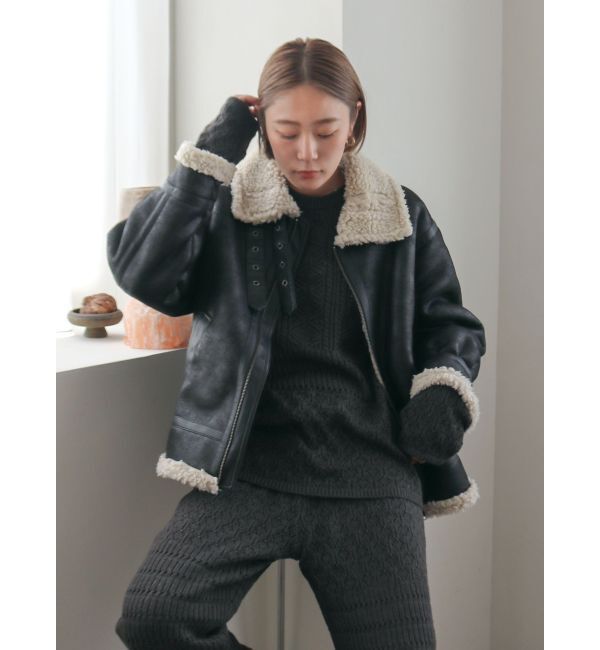 Ungrid「バックオープン透かし編みニット」|ニット・セーター|