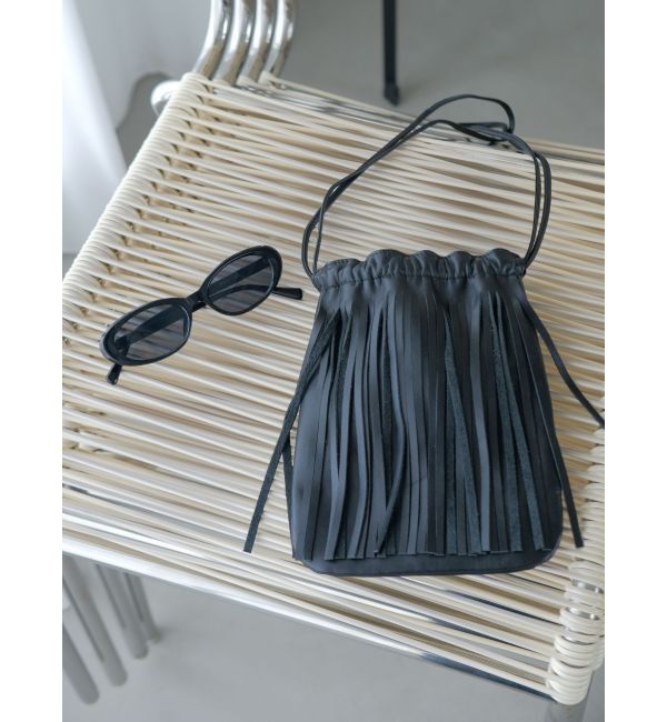 Ungrid「フリンジデザインレザーショルダーバッグ」|ショルダー・メッセンジャー|