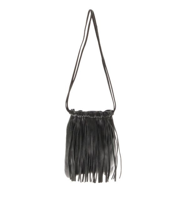 Ungrid「フリンジデザインレザーショルダーバッグ」|ショルダー・メッセンジャー|