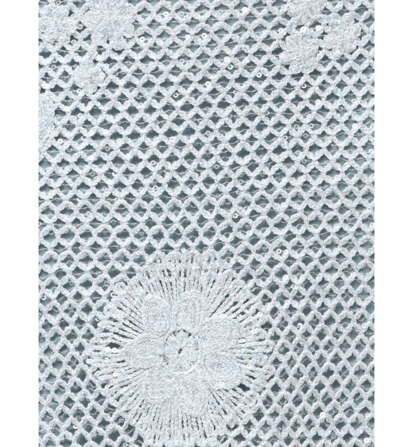 Ungrid「透かし編みスパンコールレイヤードスカート」|スカート|