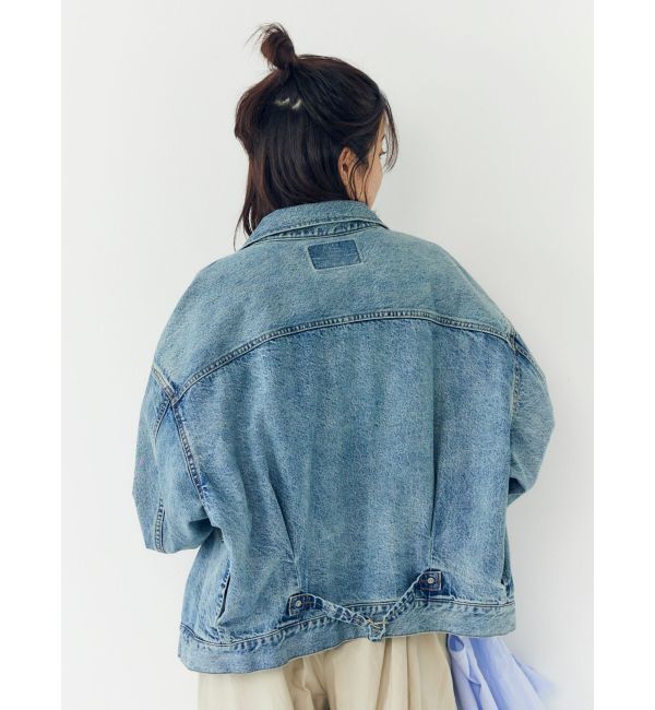 Ungrid「ルーズシルエットデニムジャケット」|ブルゾン・スタジャン|