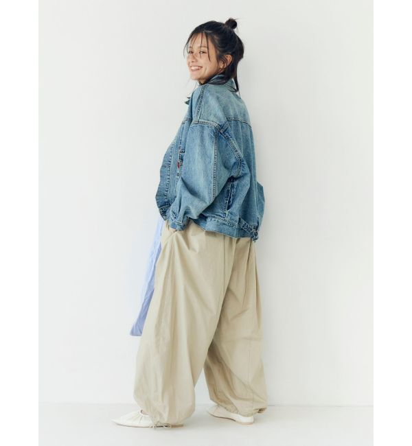 Ungrid「ルーズシルエットデニムジャケット」|ブルゾン・スタジャン|