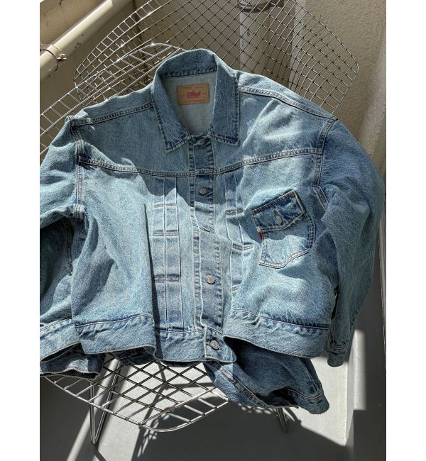 Ungrid「ルーズシルエットデニムジャケット」|ブルゾン・スタジャン|