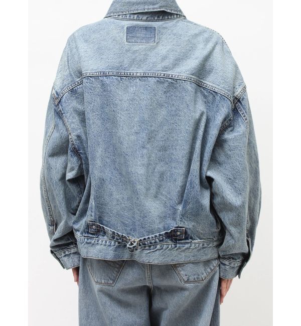 Ungrid「ルーズシルエットデニムジャケット」|ブルゾン・スタジャン|