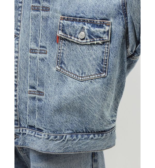 Ungrid「ルーズシルエットデニムジャケット」|ブルゾン・スタジャン|