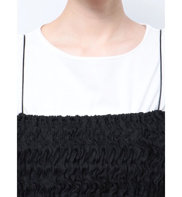 LAGUNAMOON「シャーリングブラトップ」|チューブトップ|