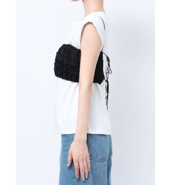 LAGUNAMOON「シャーリングブラトップ」|チューブトップ|